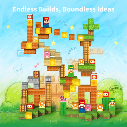 Magnetic Blocks Magnet Building Toys, STEM Building Game Montessori Sensory Toys for Kids Ages 3 to 10 years