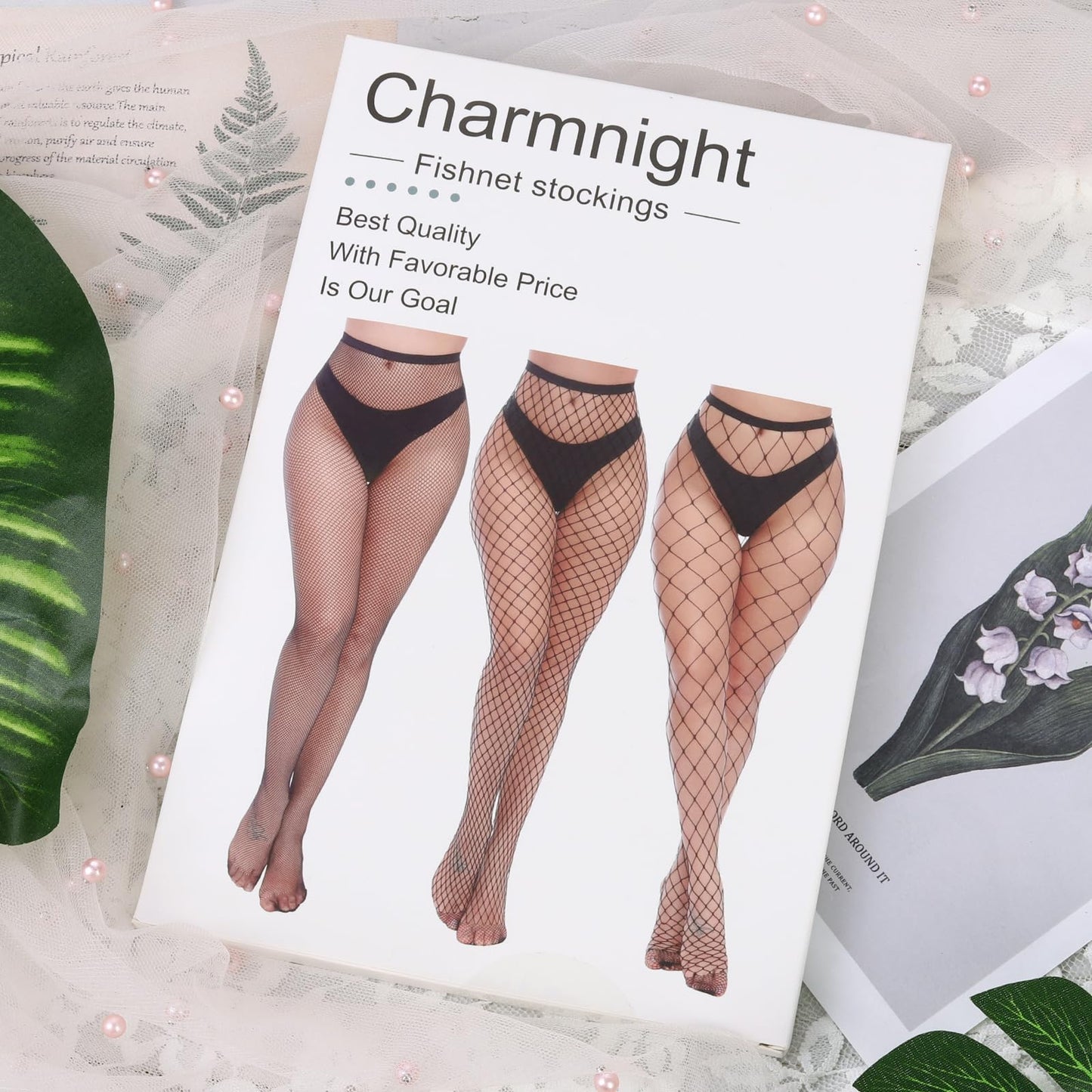 Womens High Waist Tights Fishnet Stockings Thigh High Pantyhose