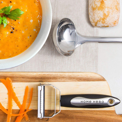 Stainless Steel Kitchen Utensils Set - Heat-Resistant Silicone & Nonstick Tools