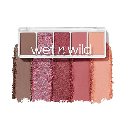 wet n wild Color Icon Eyeshadow Makeup 5 Pan Palette, Matte, Shimmer, Metallic, Long Wearing, Rich Buttery Pigment, Cruelty Free