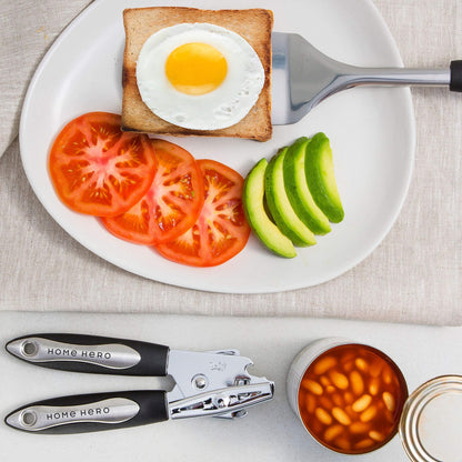 Stainless Steel Kitchen Utensils Set - Heat-Resistant Silicone & Nonstick Tools