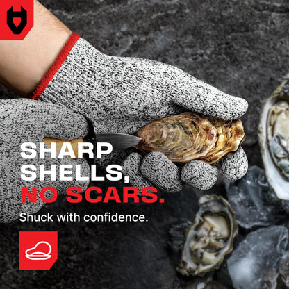 Premium Cut Resistant Gloves Food Grade — 100% Food Safe — Level 5 Meat Cutting Glove for Chefs & Butchers — Perfect Mandoline Glove or Oyster Shucking Gloves with Superior Comfort & Dexterity