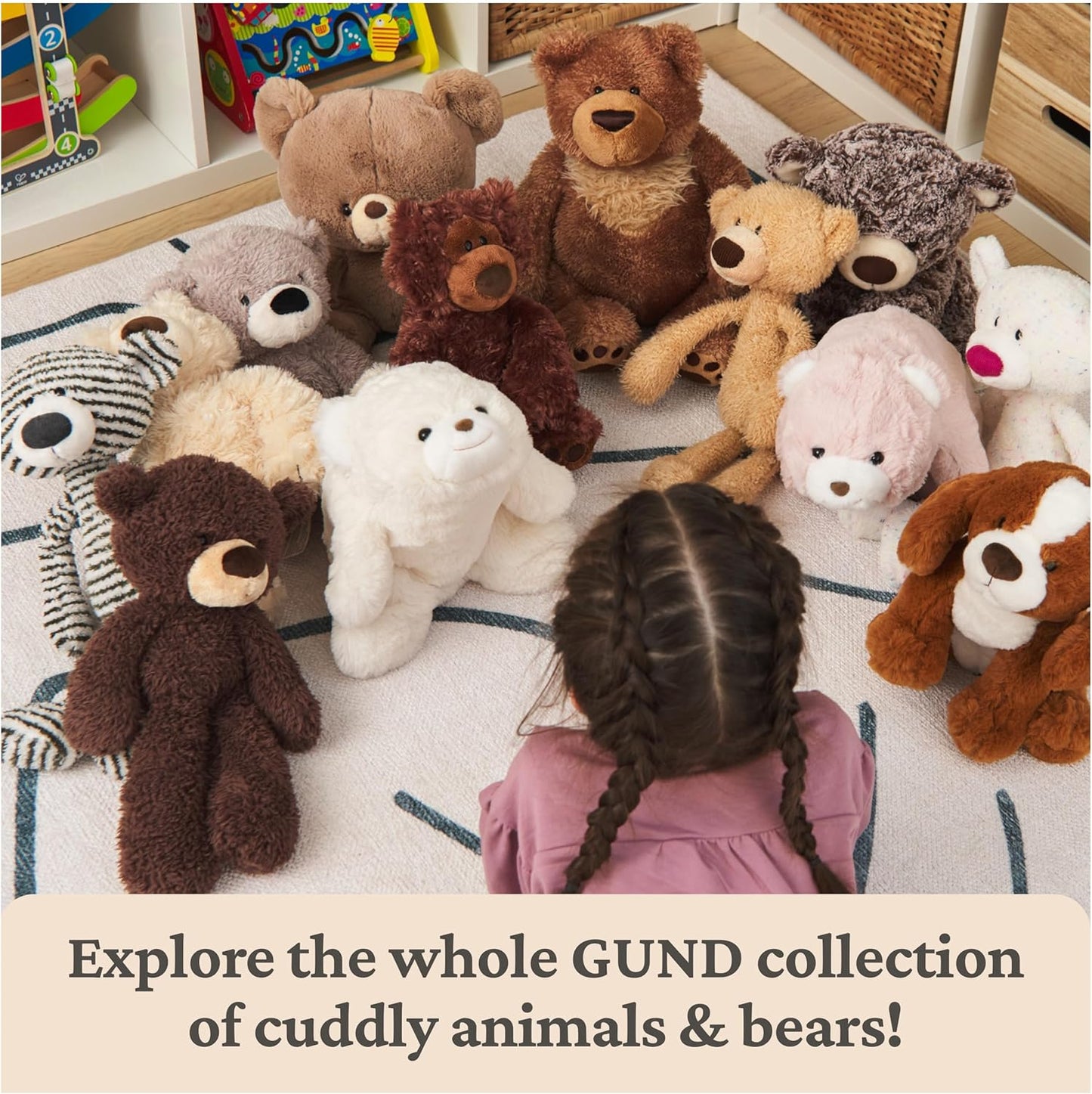 Philbin Classic Teddy Bear, Premium Stuffed Animal for Ages 1 and Up