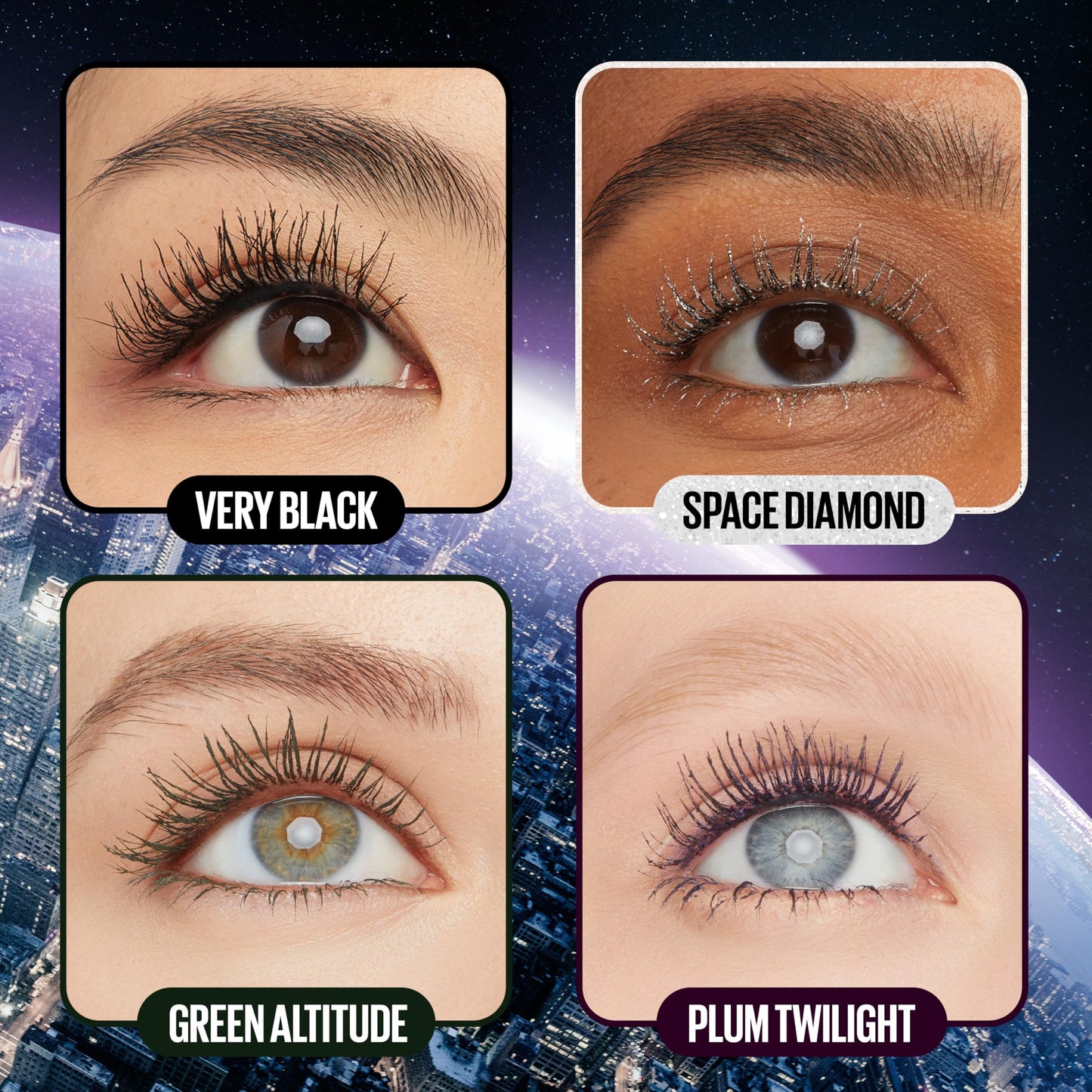 MAYBELLINE Sky High Glitter Mascara, Diamond Effect Eye Makeup for Lashes and Brows