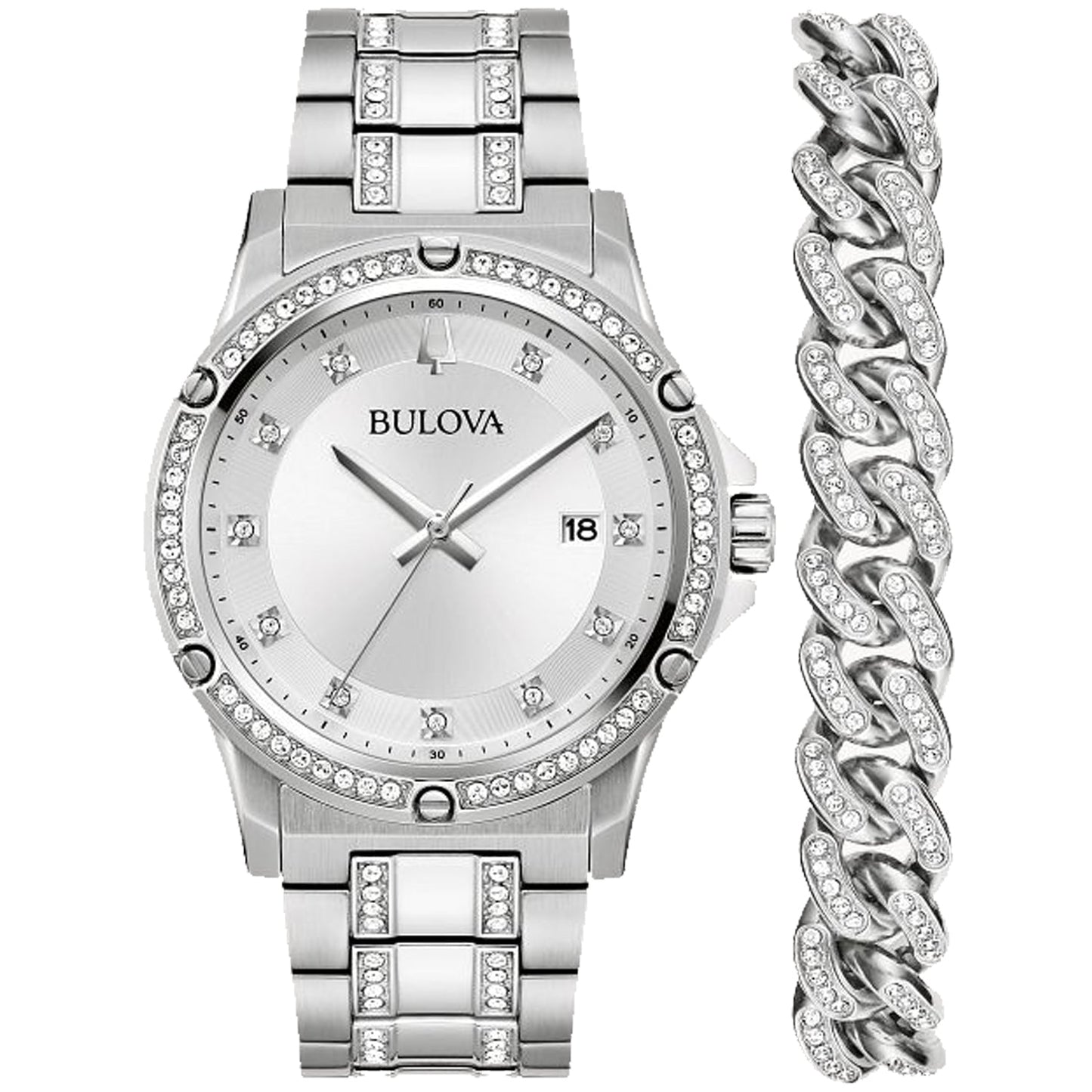 Bulova Men's Crystal Box Set