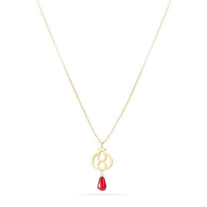 Pomegranate Gold Plated Necklace