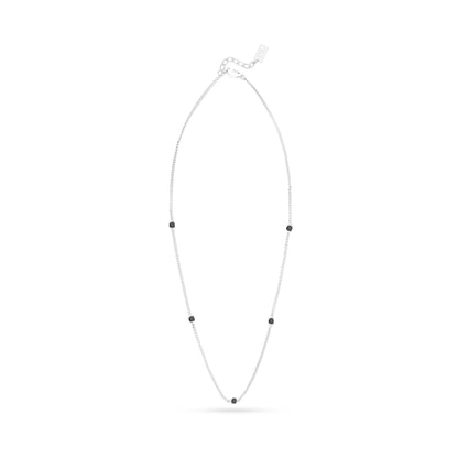 AC Gold Plated Necklace with Colored Zircon Gemstone