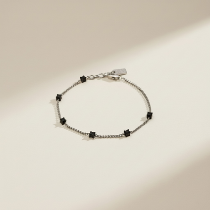 AC Gold Plated Bracelet with Colored Zircon Gemstone