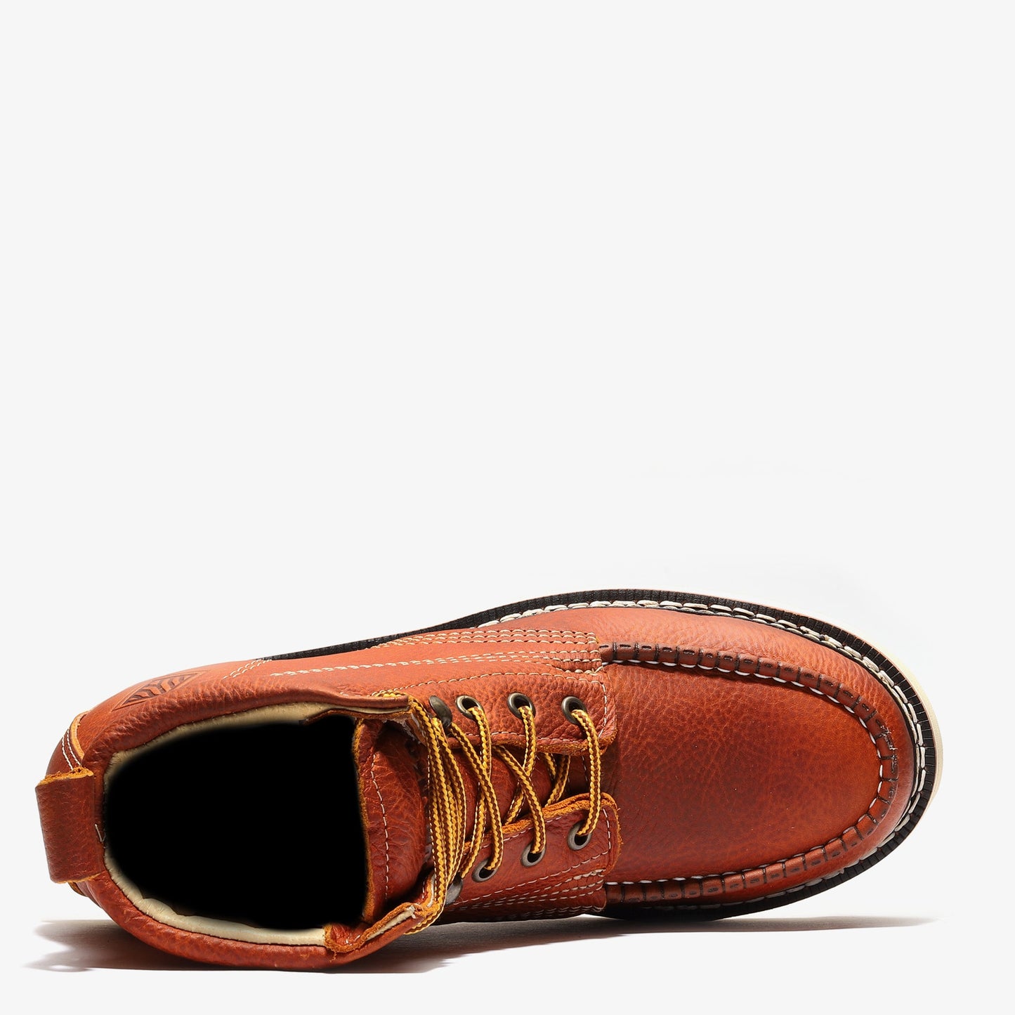 FRONTIER CLASSIC 6" MOC TOE STEEL TOE Boots GOLDEN BROWN