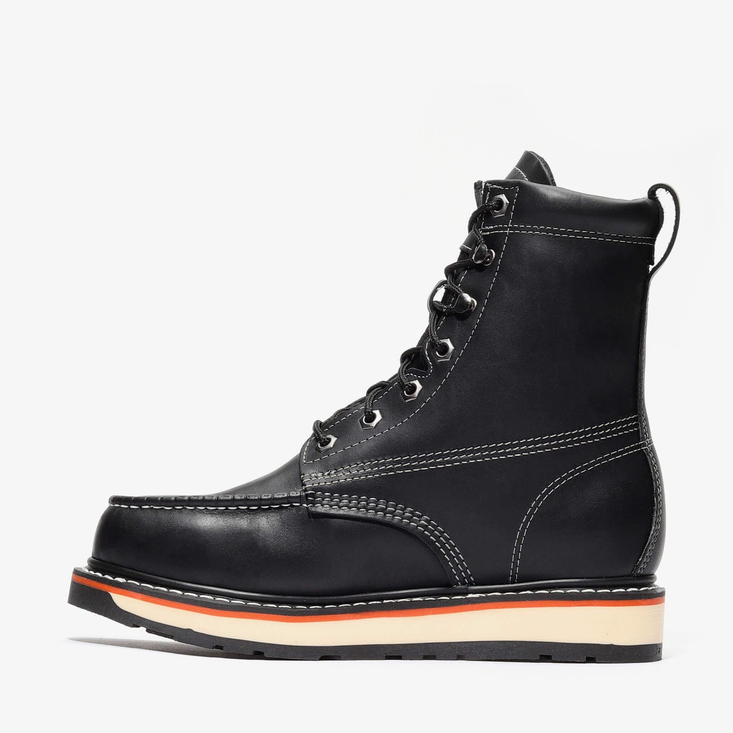 FRONTIER DUAL 8" MOC TOE STEEL TOE Boots