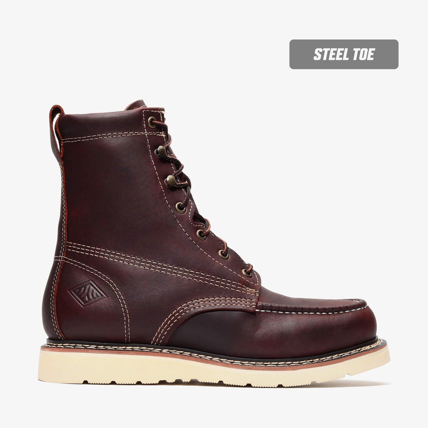 FRONTIER CLASSIC 8" MOC TOE STEEL TOE Boots