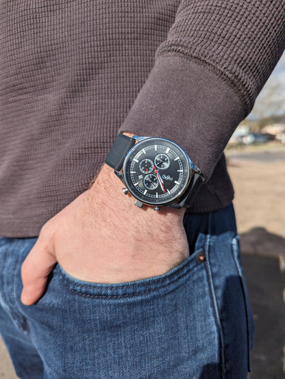 wristwatch Black Sport Chronograph