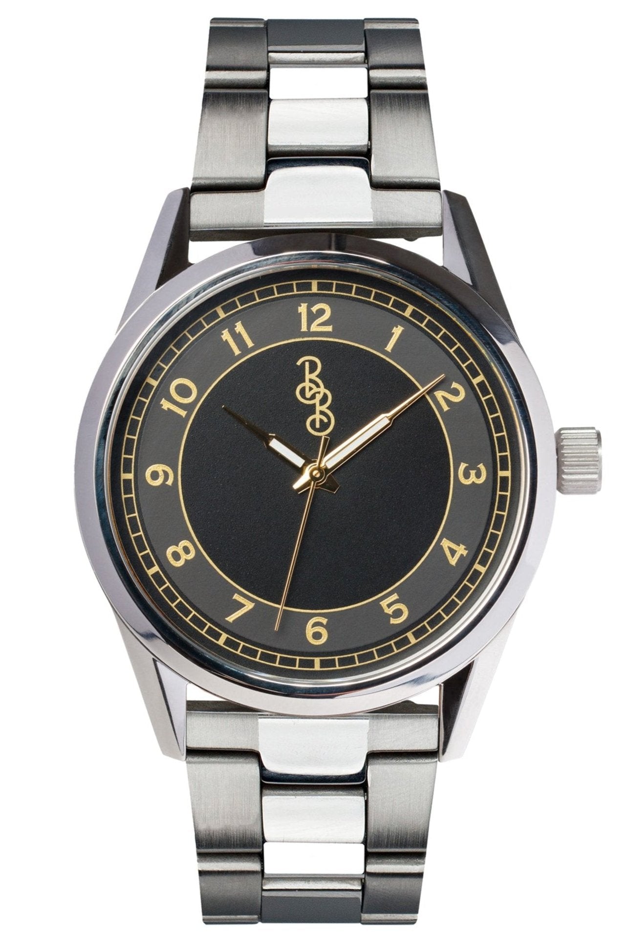 wristwatch Black and Gold Classic Watch