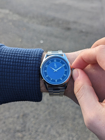 wristwatch Blue Classic Watch