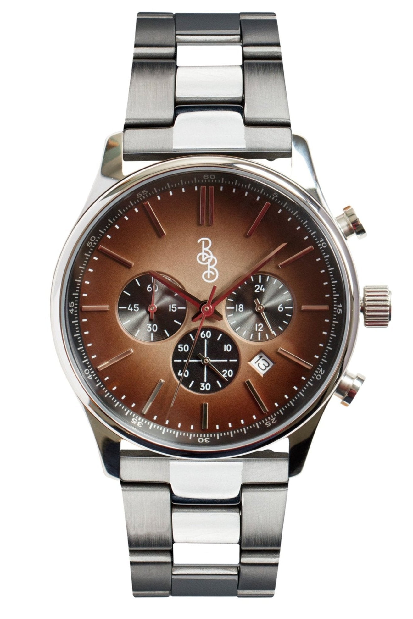 wristwatch Brown Retro Chronograph