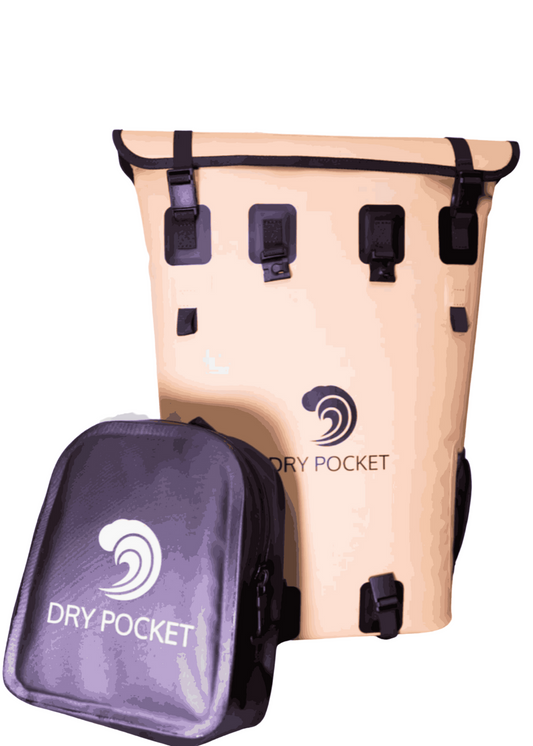 Auto-Sealing Waterproof, Floating, Scent Proof Backpack Cooler / Dry Bag Combo