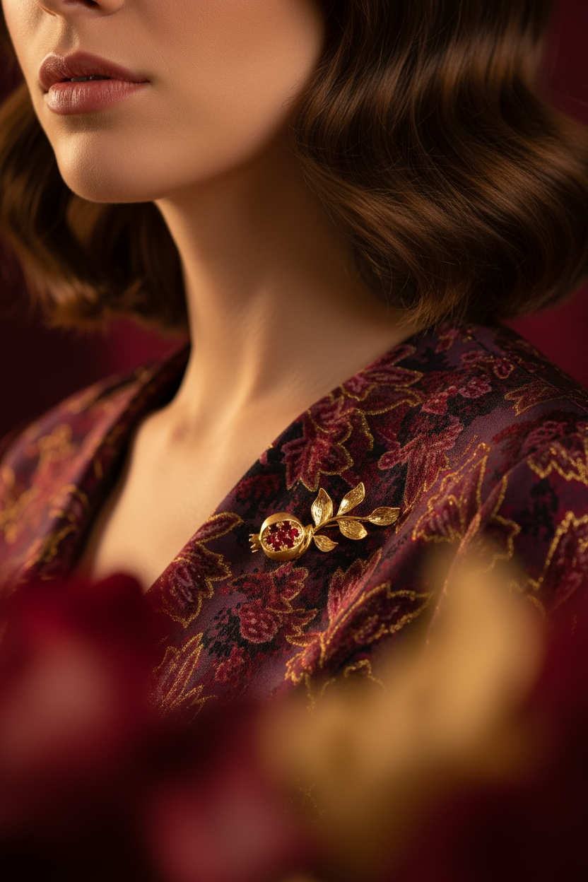 Pamela Twig Brooch