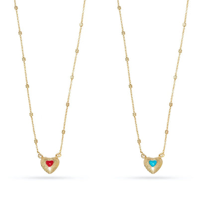 Double Heart Necklace