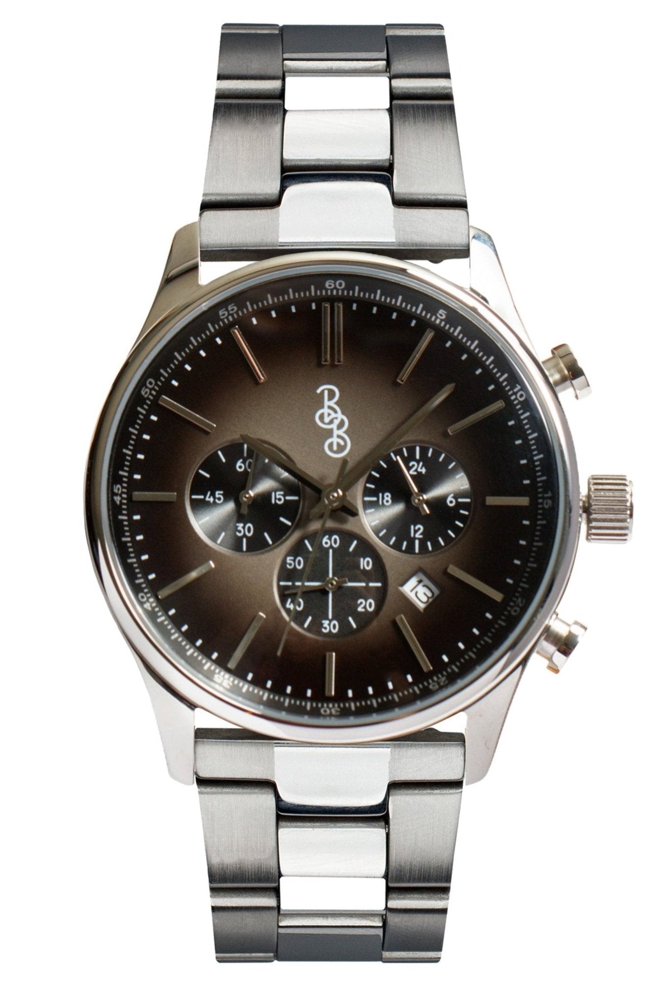 wristwatch Gray Retro Chronograph