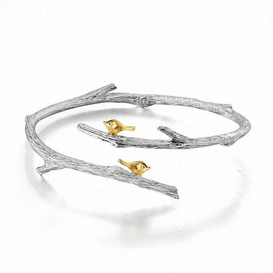 Nightingales on Branch Bracelet