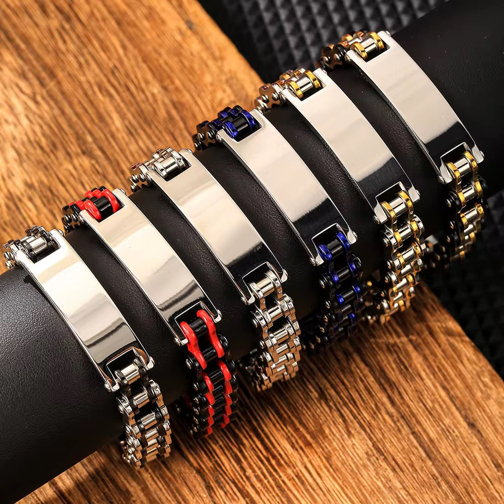 Rider Chain Steel Bracelet