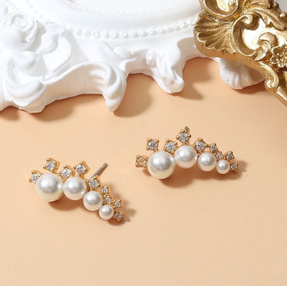 Ray of Sunshine Pearl Earrings