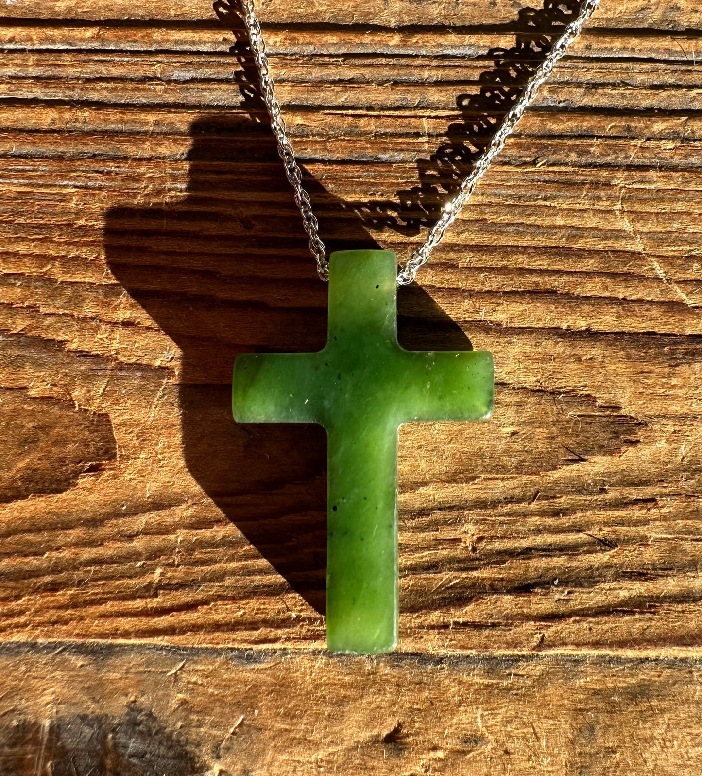 Charms & Pendants jewelry Jade Cross Pendant, 30mm