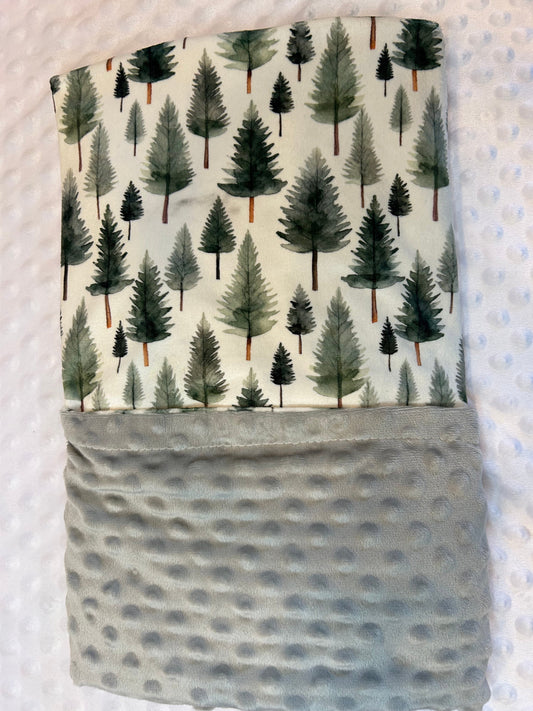 Woodland Whispers Minky Blanket for baby