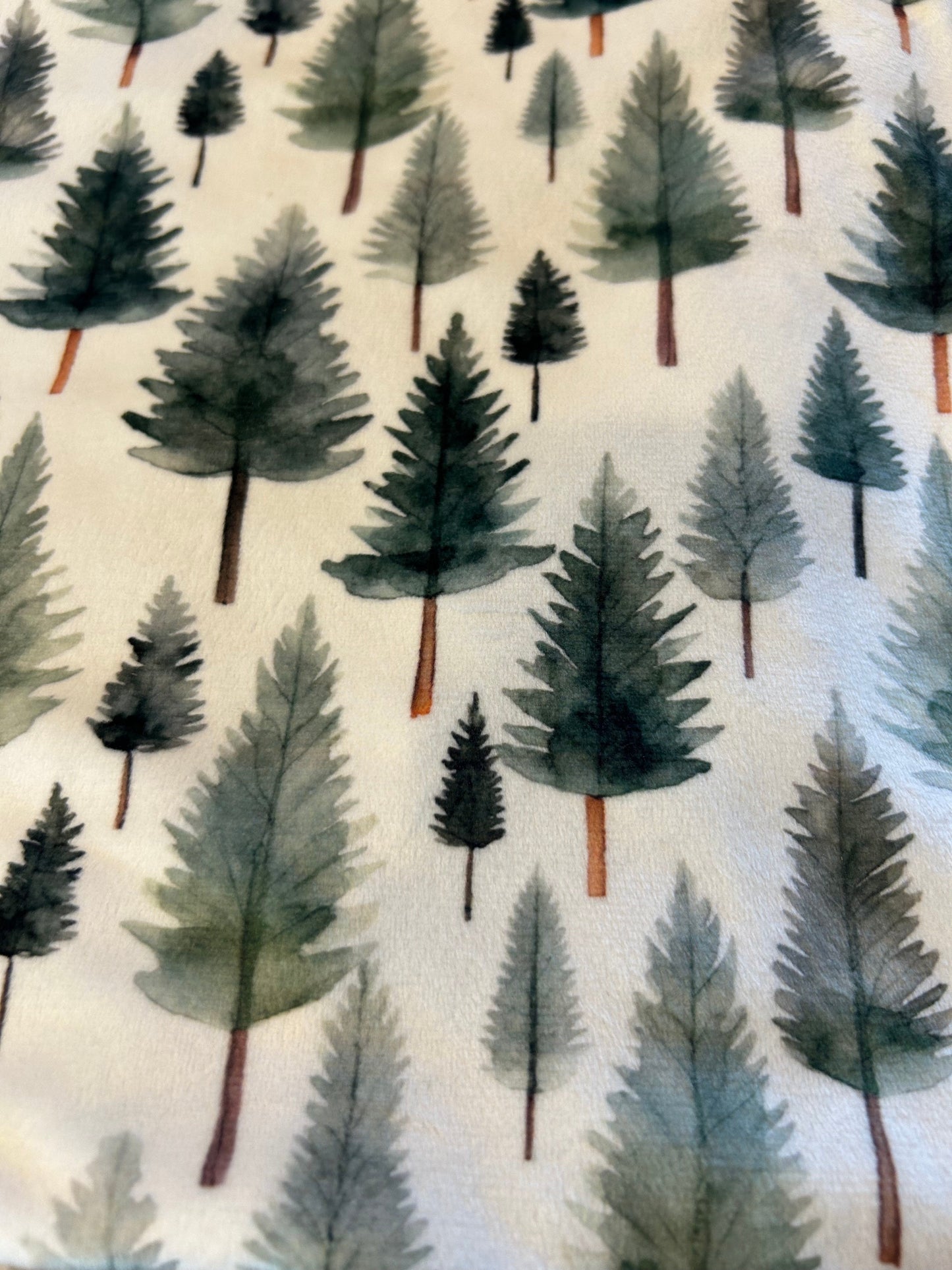Woodland Whispers Minky Blanket for baby