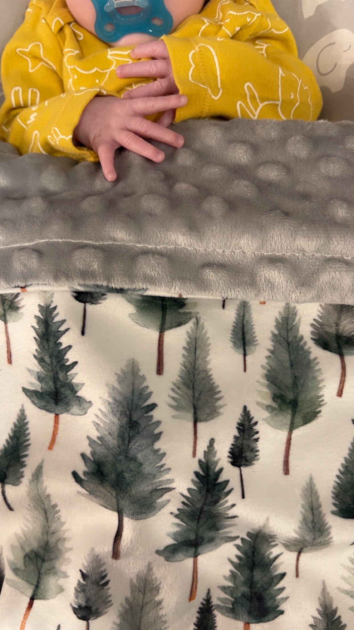 Woodland Whispers Minky Blanket for baby