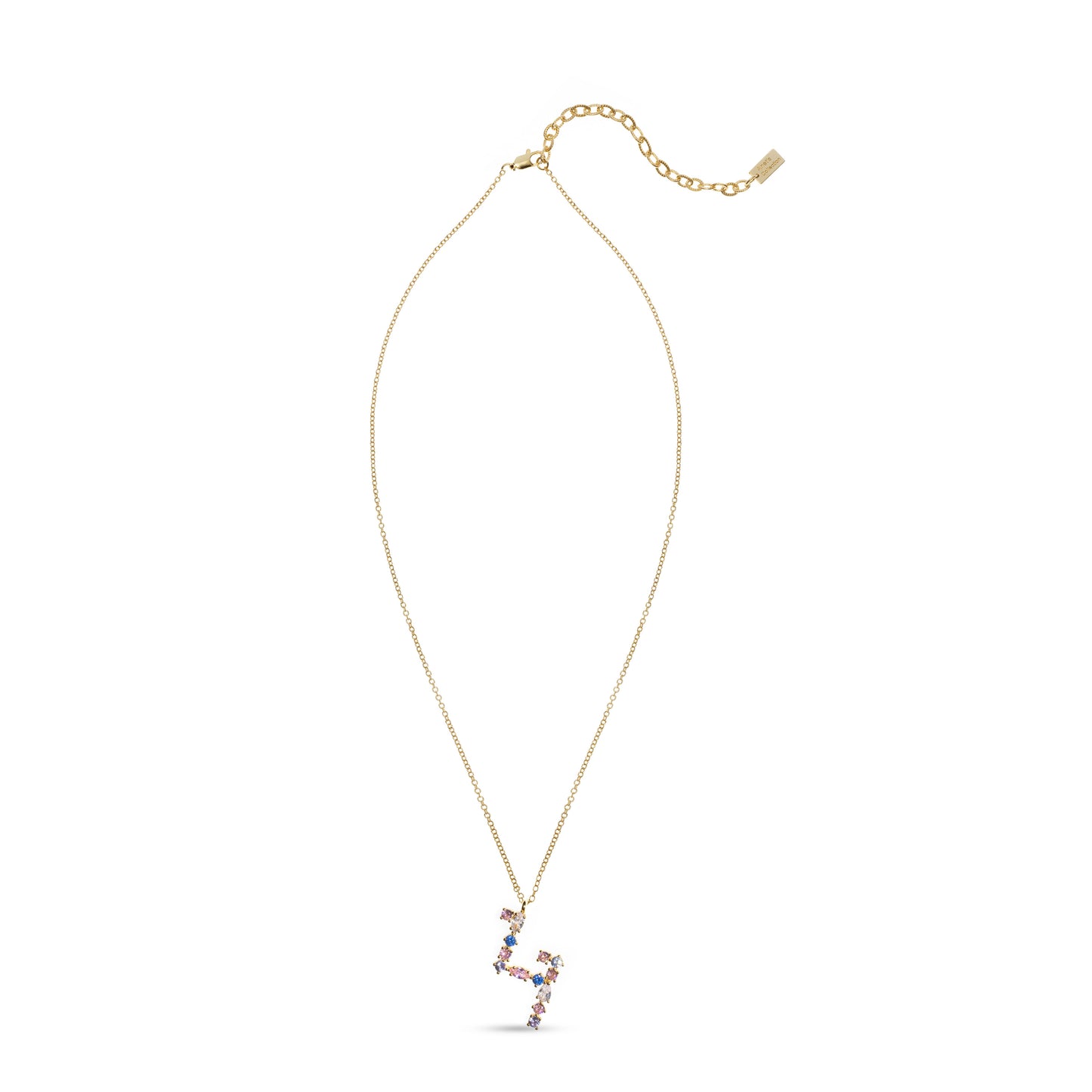 Armenian Initials Pastel Necklace