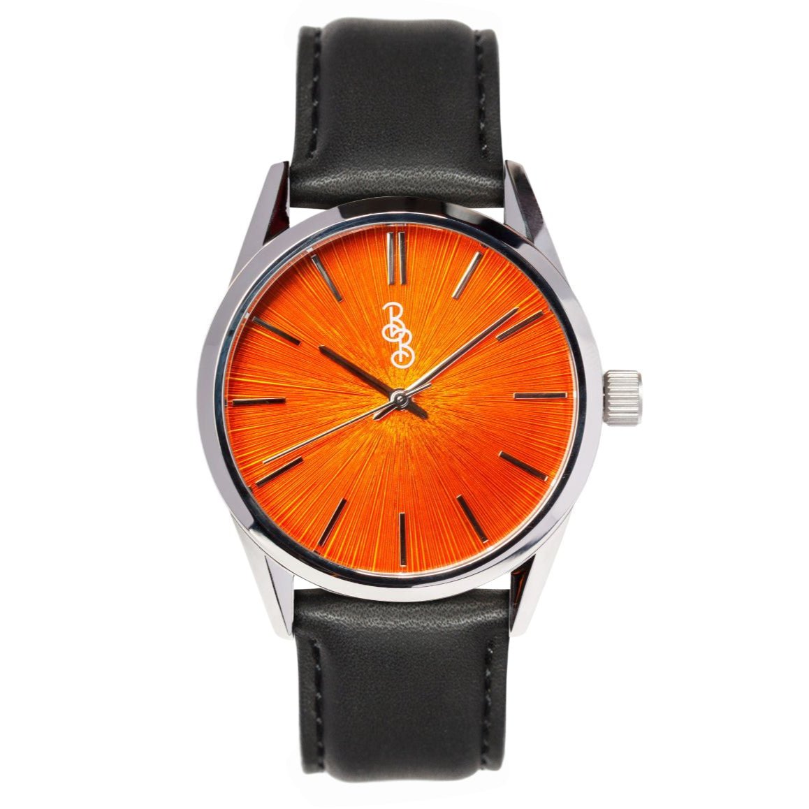 wristwatch Orange Sunburst Watch