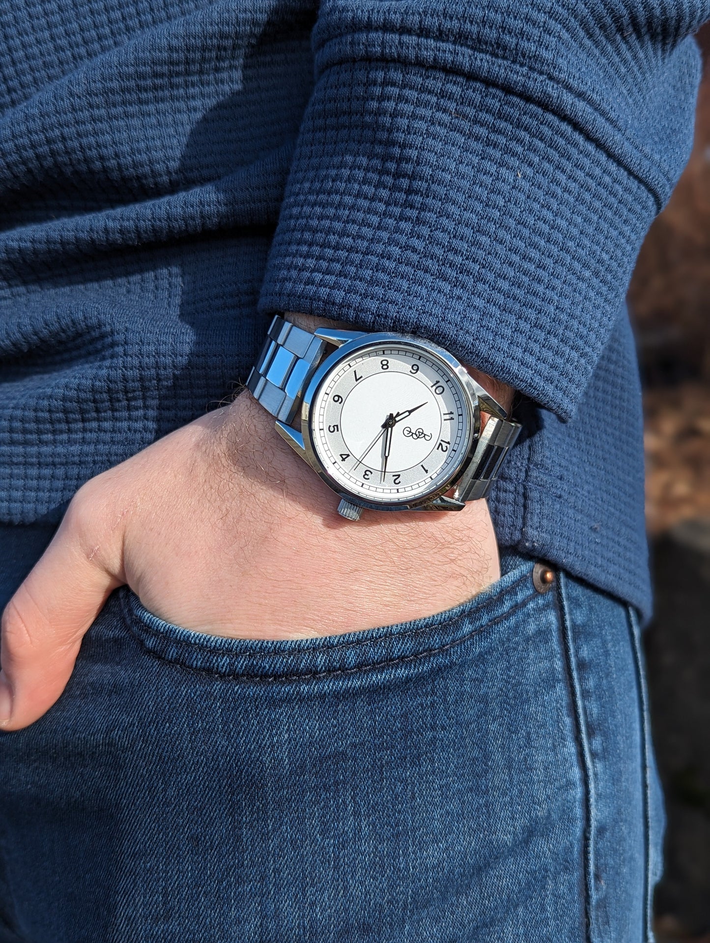 wristwatch Silver Classic Watch