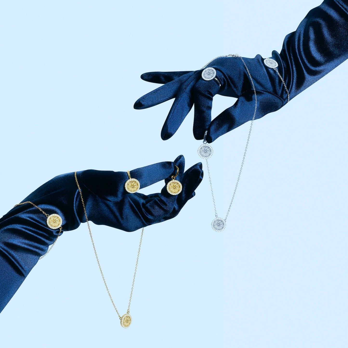 Eternity Necklace – Gold & Silver