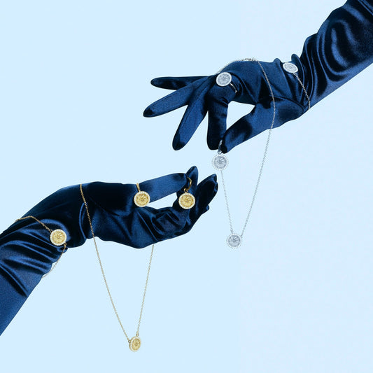 Eternity Necklace – Gold & Silver