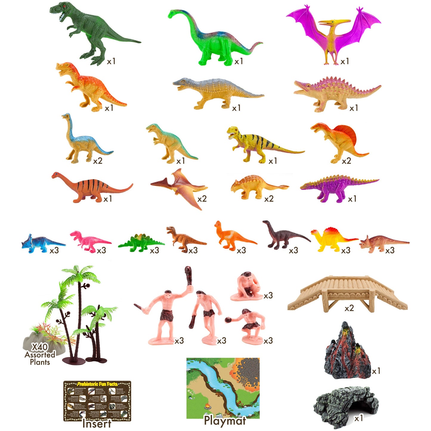 Toys for kids Prehistoric Playset