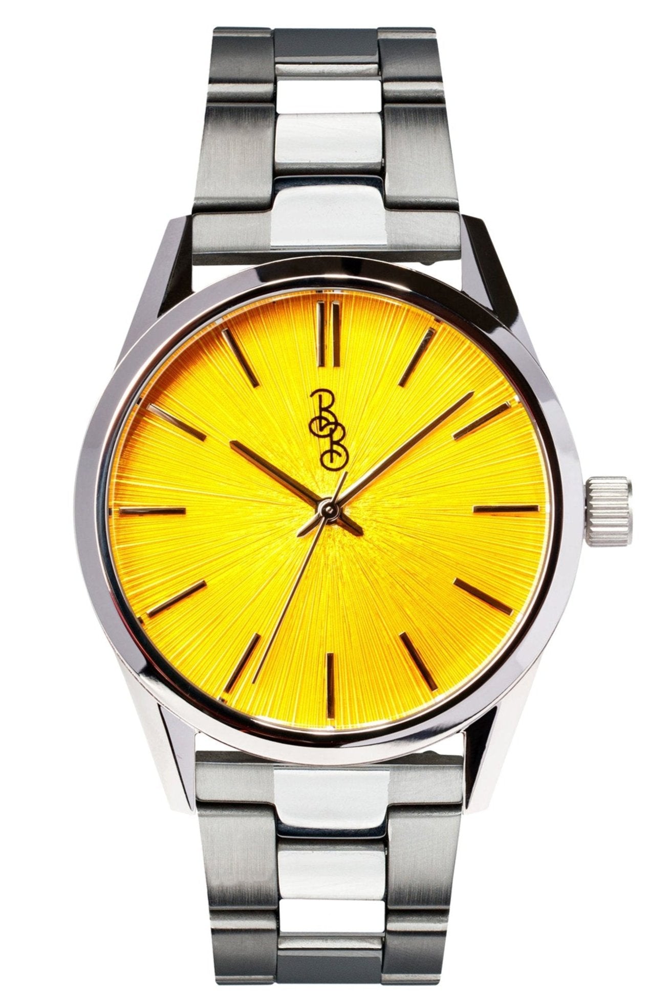 wristwatch Yellow Sunburst Watch