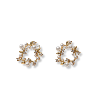 Pearl Wreath Earrings
