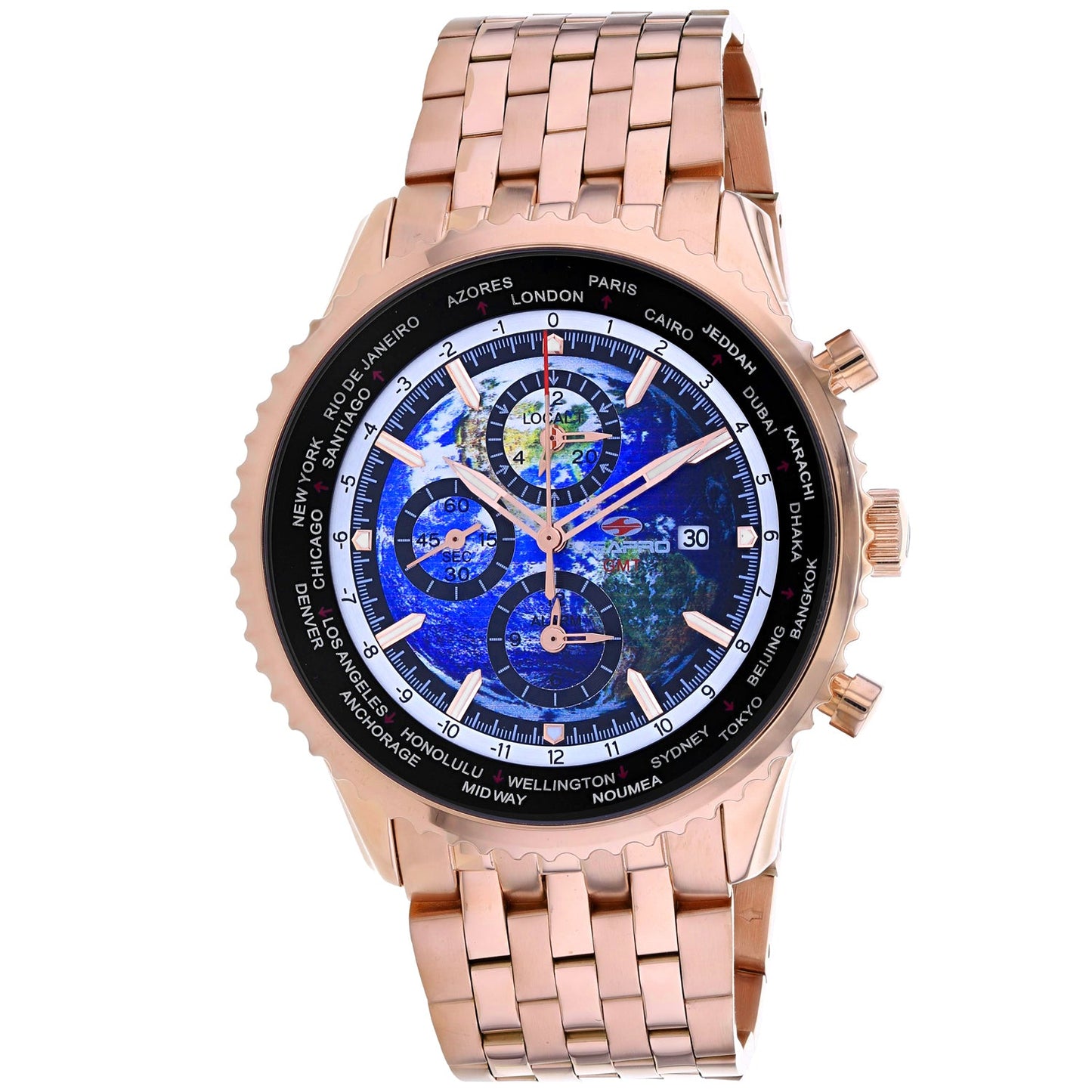 Seapro Men's Meridian World Timer GMT