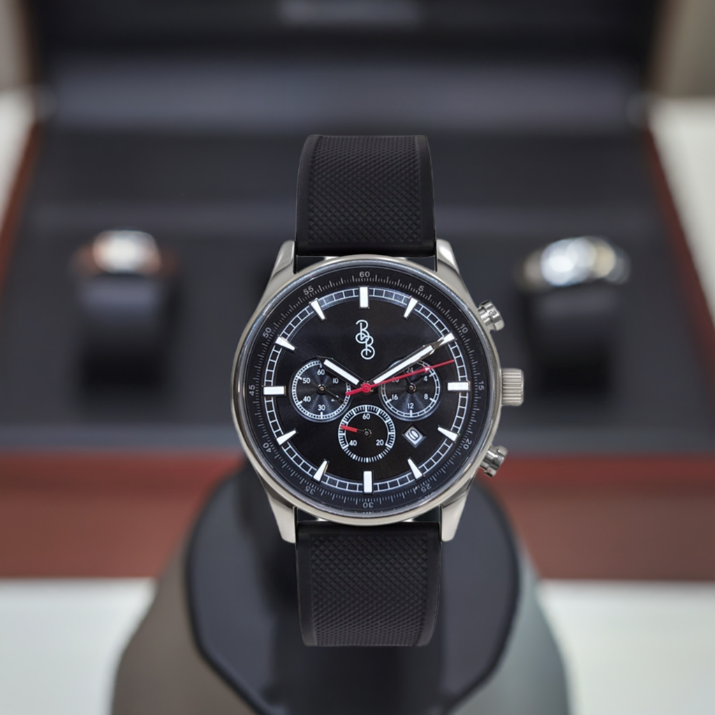wristwatch Black Sport Chronograph