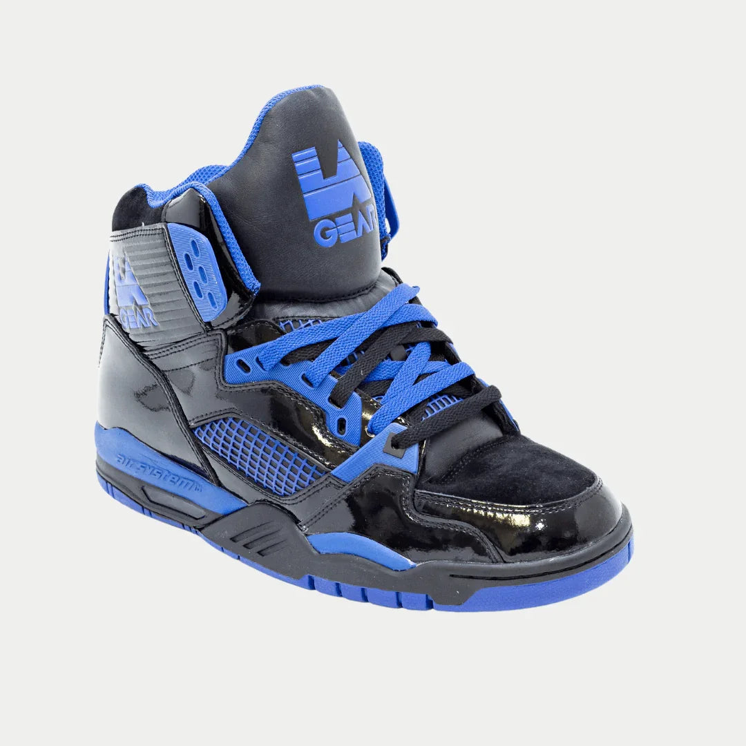 LA Gear Men's KAJ Vintage Hightop | Blue x Black