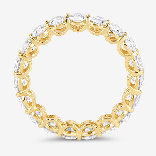 3.00 Carat Lab Grown Diamond 14K Yellow Gold Ring