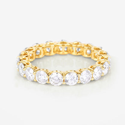 3.00 Carat Lab Grown Diamond 14K Yellow Gold Ring