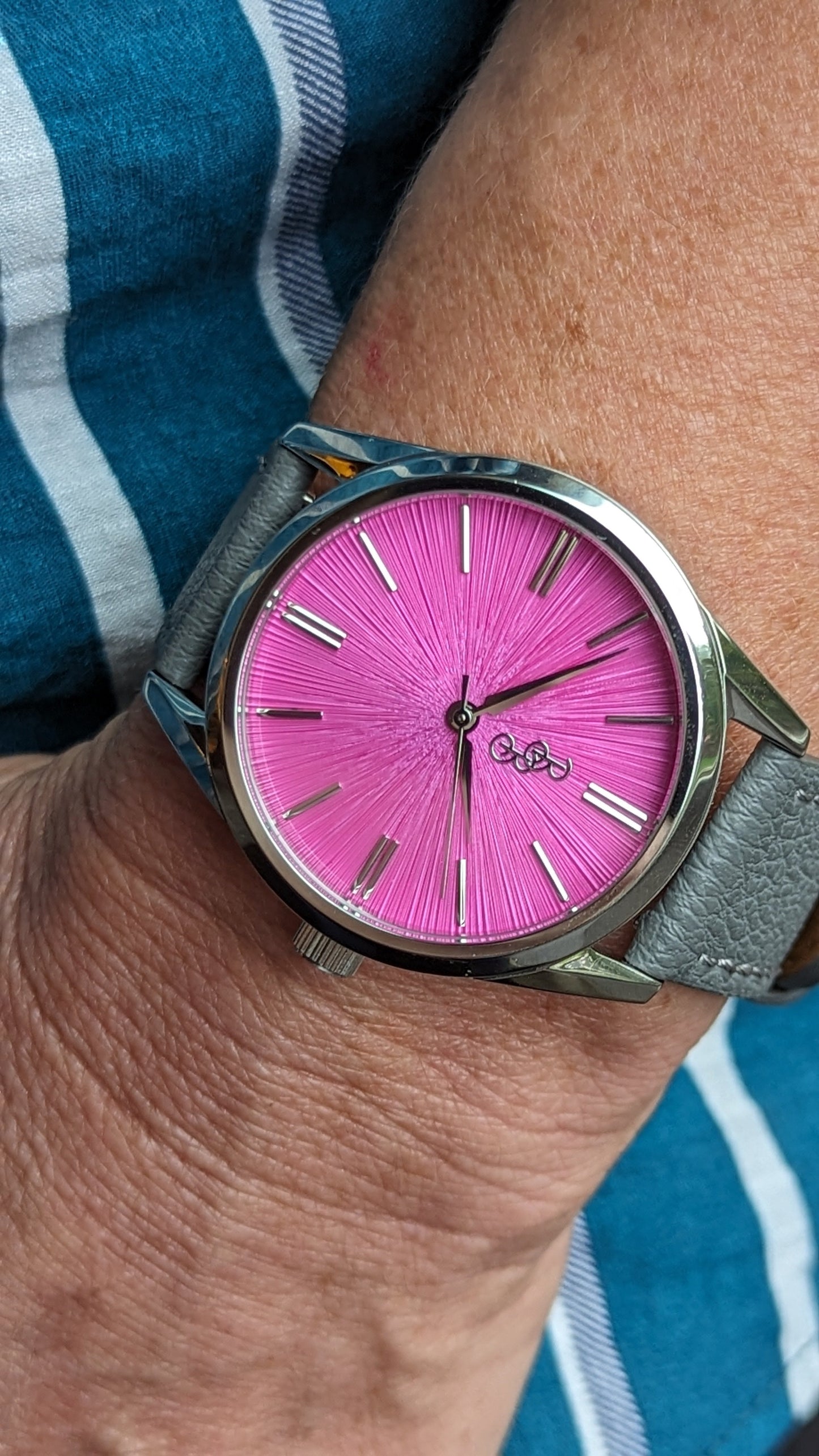 wristwatch Pink Sunburst Watch