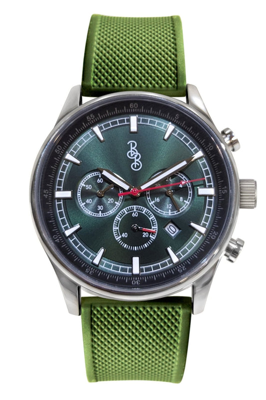 wristwatch Green Sport Chronograph