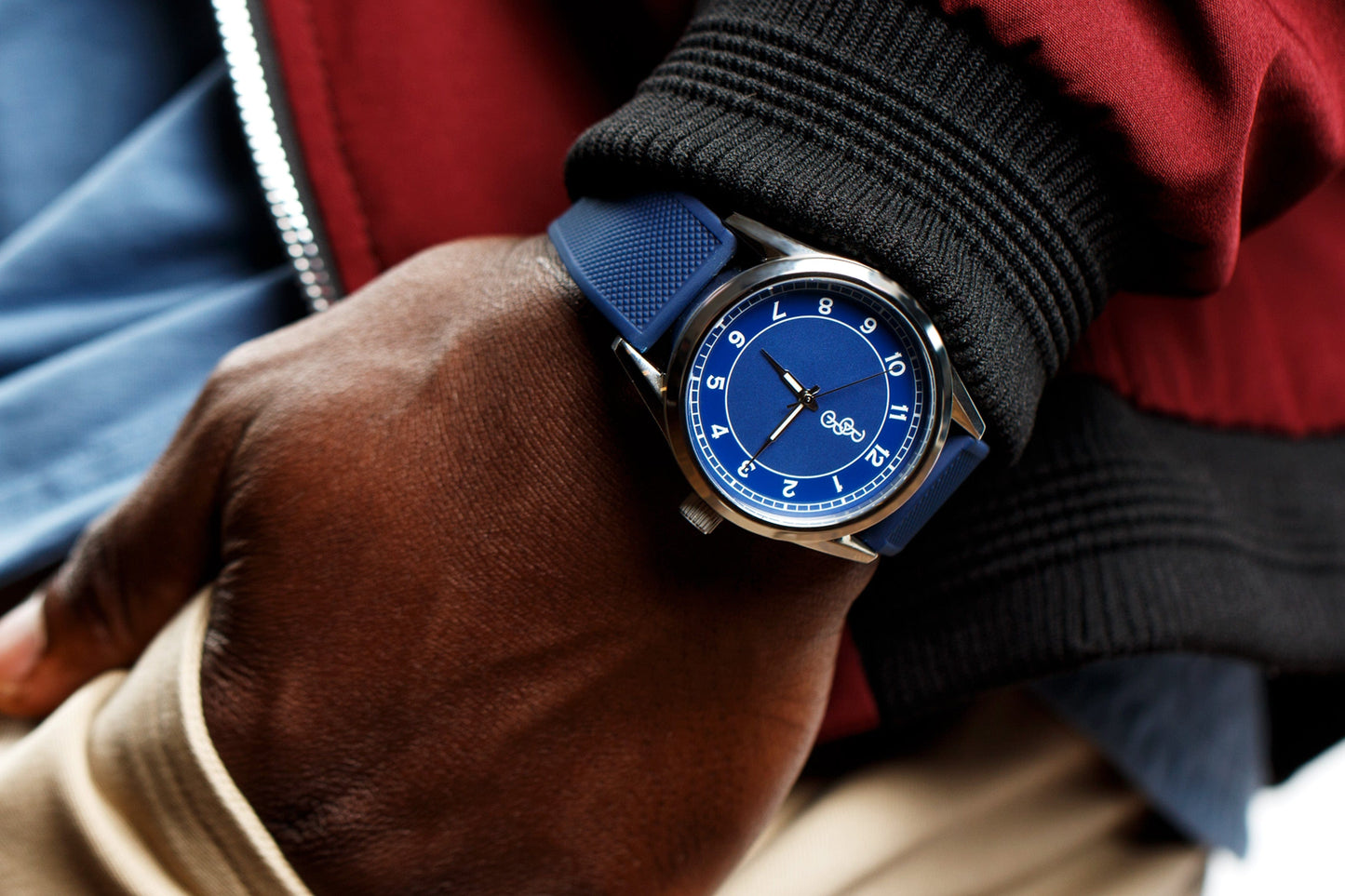 wristwatch Blue Classic Watch