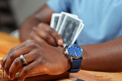 wristwatch Blue Classic Watch