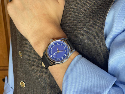 wristwatch Blue Classic Watch