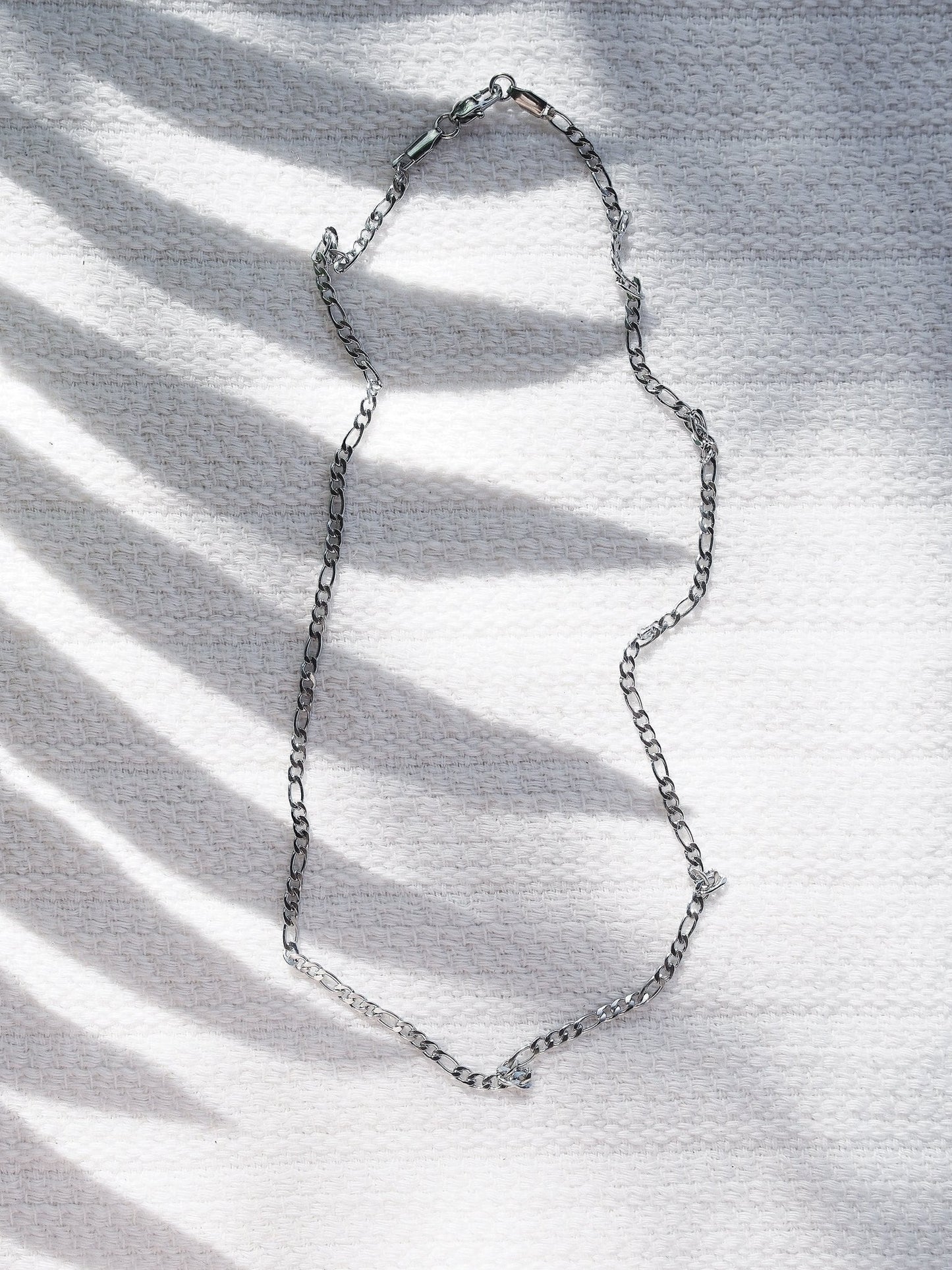 Unisex Men's Stainless Steel Figaro Chain - Kilohana
